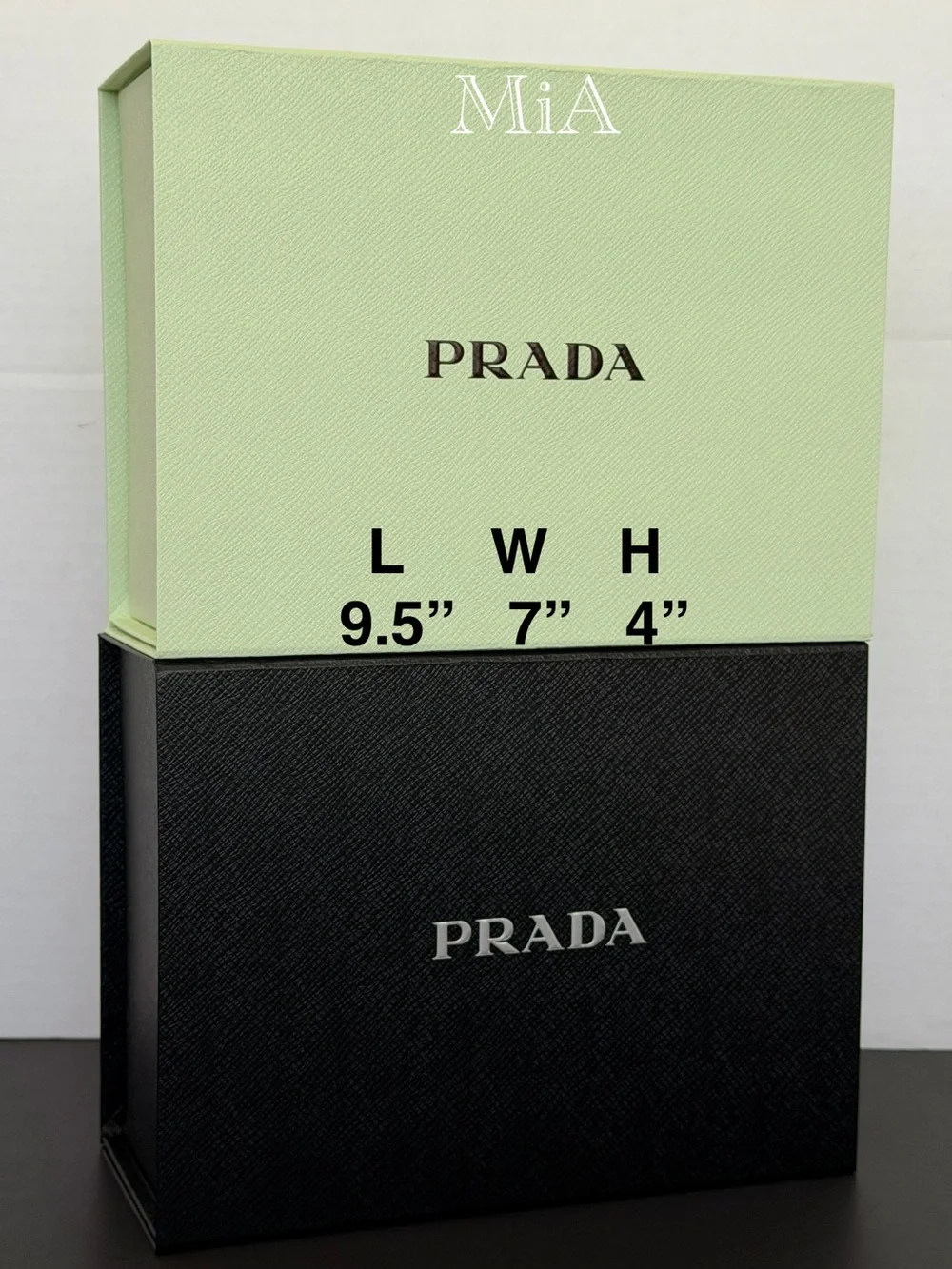 2 x PRADA Gift Boxes (9.5” x 7” x 4”)